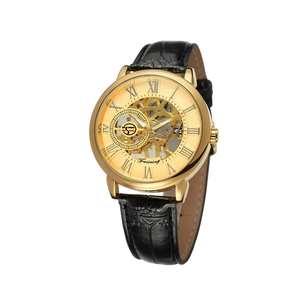 Classic Wooden Men’s Mechanical Watch & Men Luxury Brand Watch & Iron Ball Magnetic Pointer Men’s Watch