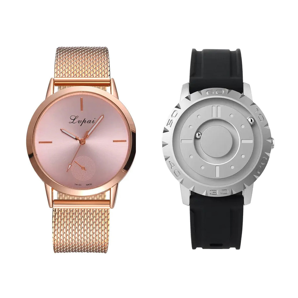 Iron Ball Magnetic Pointer Men’s Watch & Trendy Fashion Watch