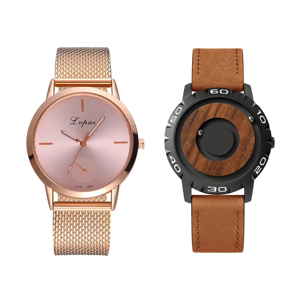 Iron Ball Magnetic Pointer Men’s Watch & Trendy Fashion Watch