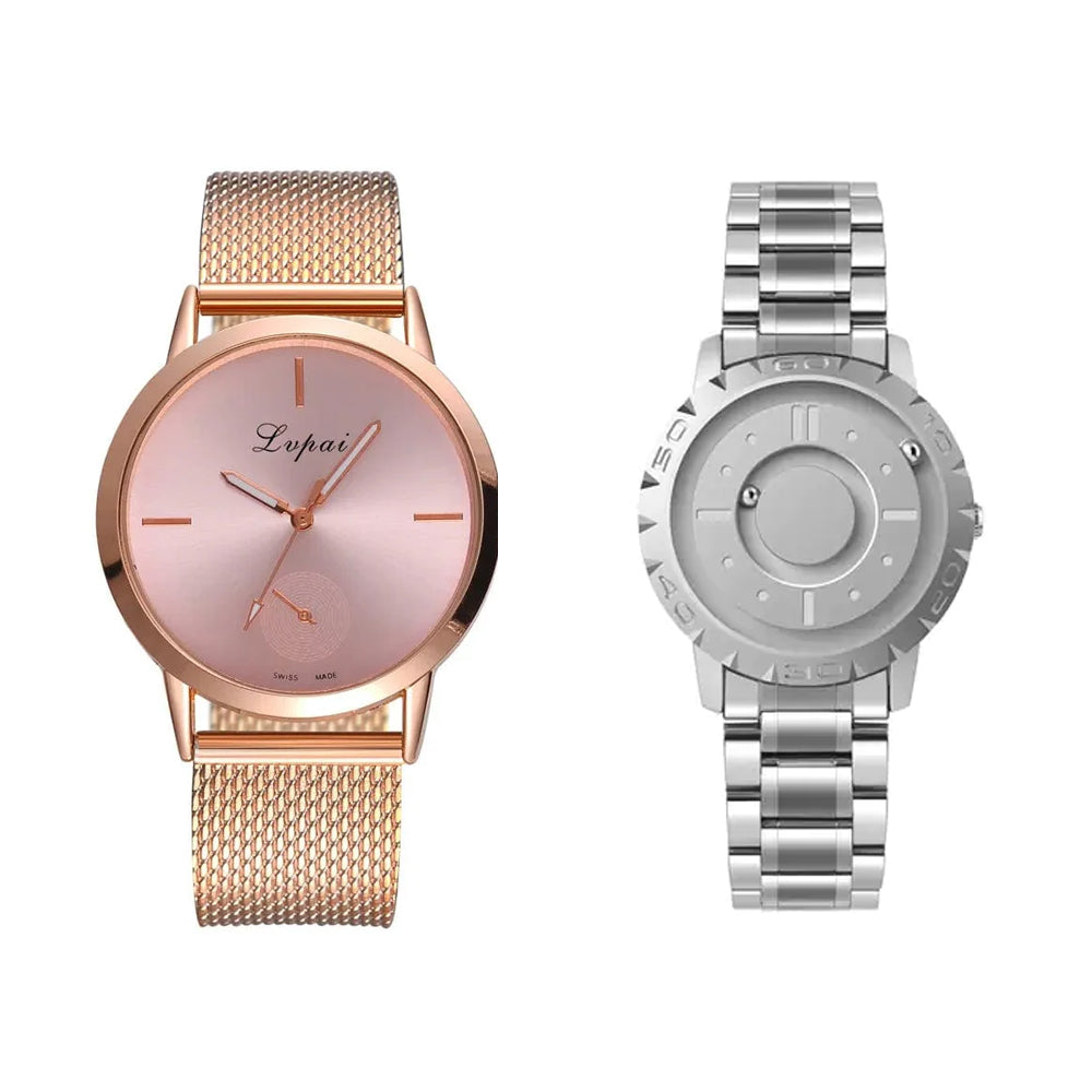 Iron Ball Magnetic Pointer Men’s Watch & Trendy Fashion Watch