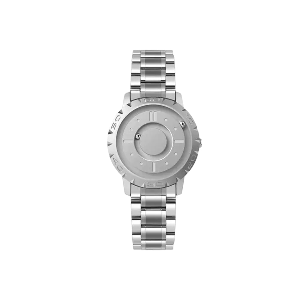 Classic Wooden Men’s Mechanical Watch & Men Luxury Brand Watch & Iron Ball Magnetic Pointer Men’s Watch