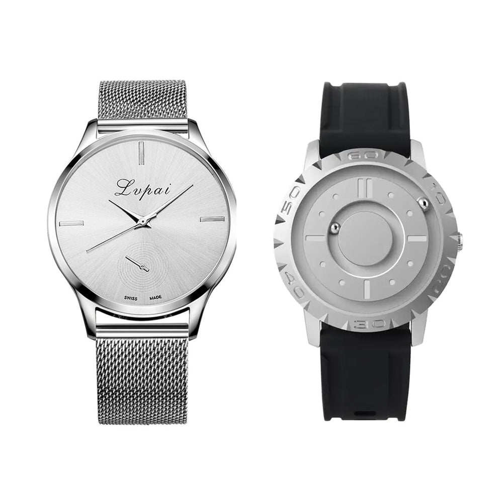 Iron Ball Magnetic Pointer Men’s Watch & Trendy Fashion Watch
