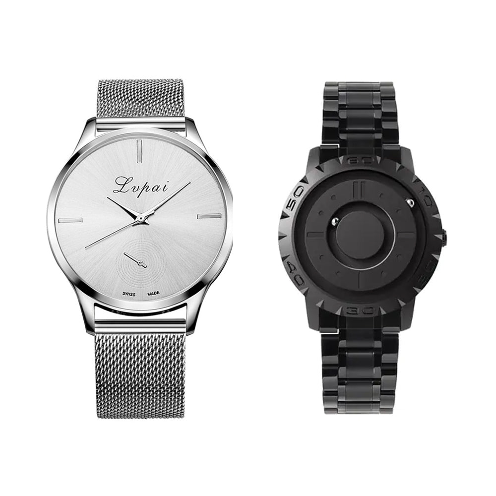Iron Ball Magnetic Pointer Men’s Watch & Trendy Fashion Watch