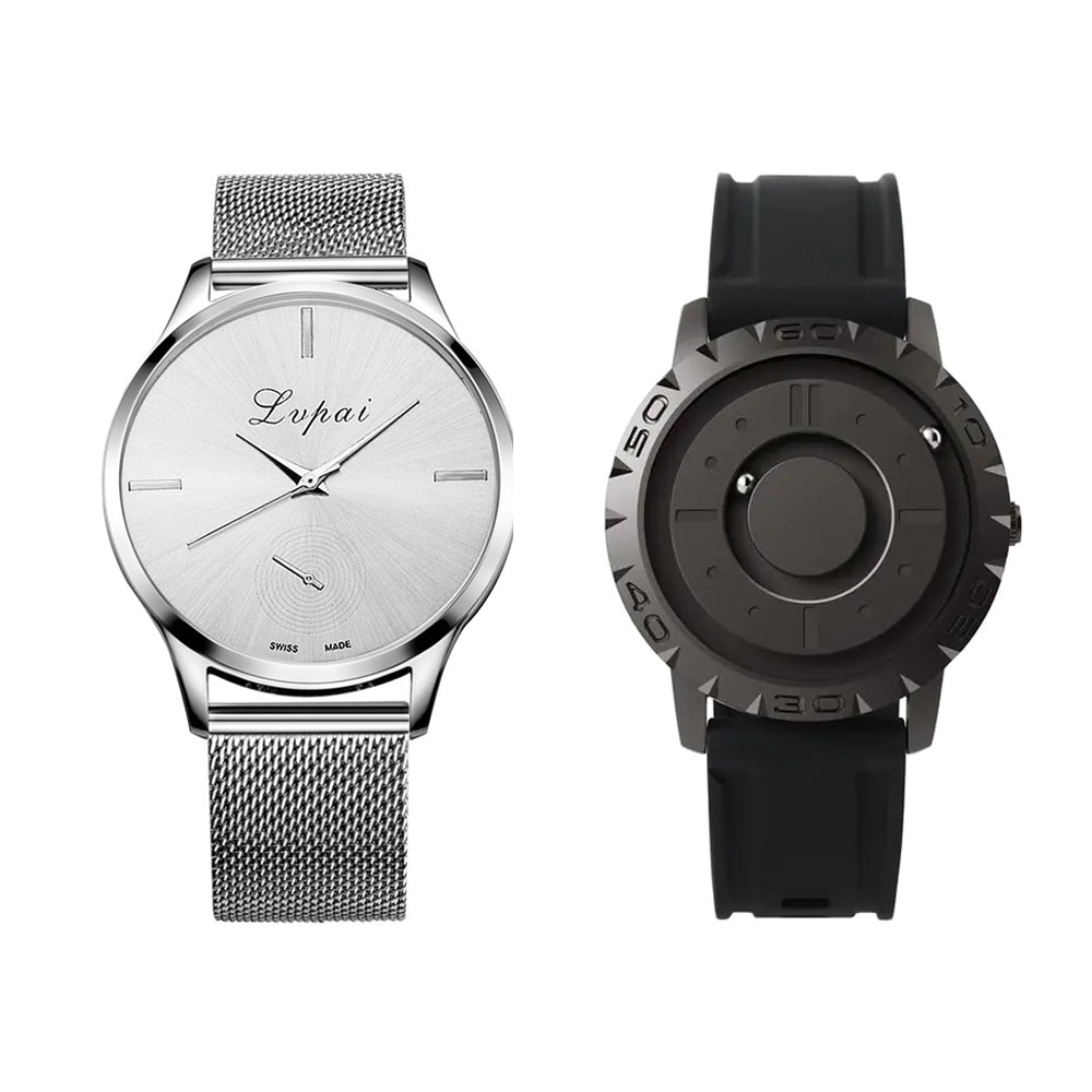 Iron Ball Magnetic Pointer Men’s Watch & Trendy Fashion Watch