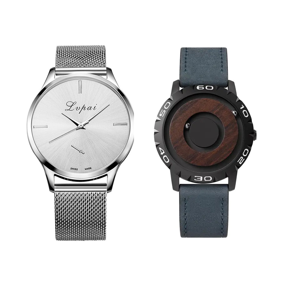 Iron Ball Magnetic Pointer Men’s Watch & Trendy Fashion Watch