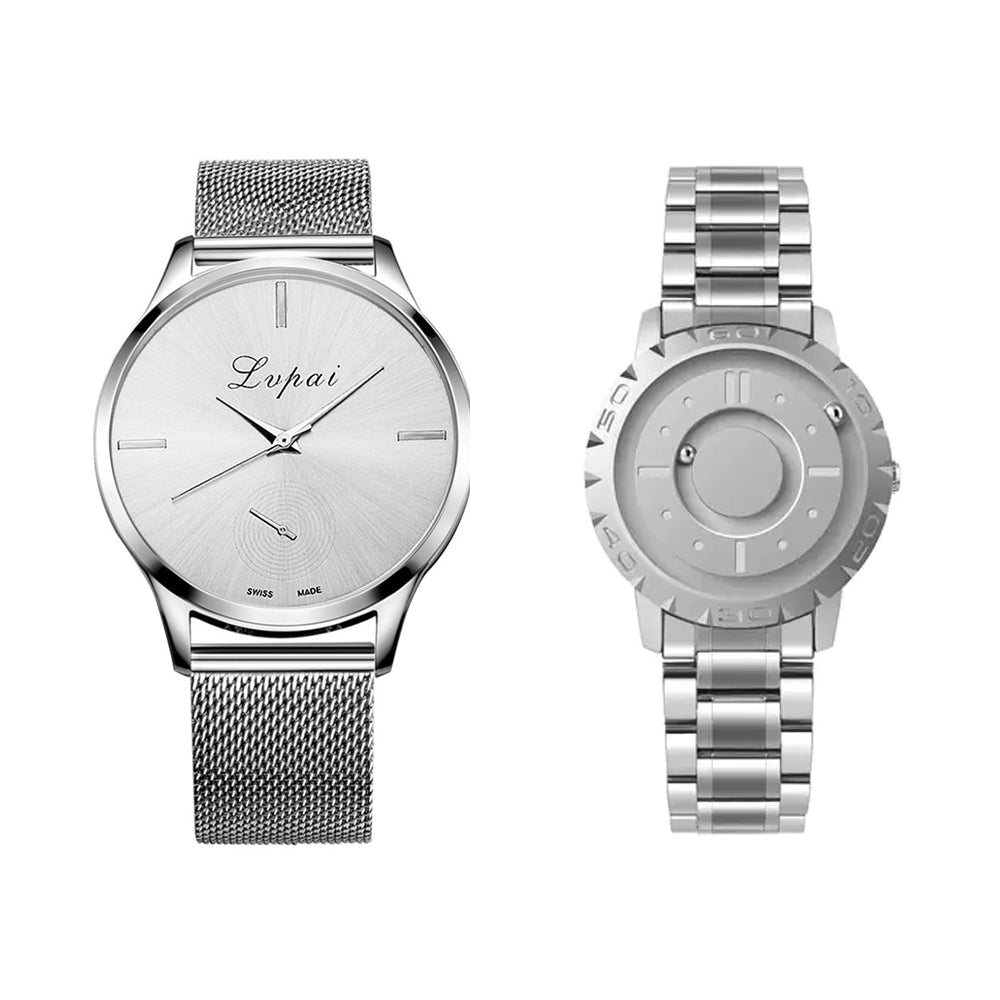 Iron Ball Magnetic Pointer Men’s Watch & Trendy Fashion Watch